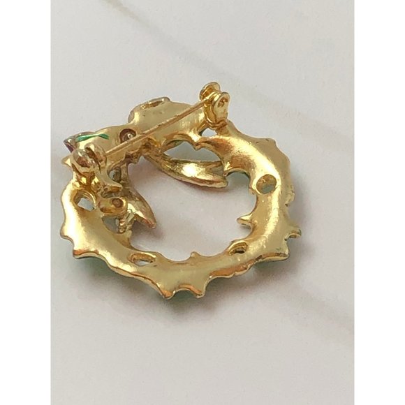 Vintage Wreath Brooch/Pin - Picture 4 of 4